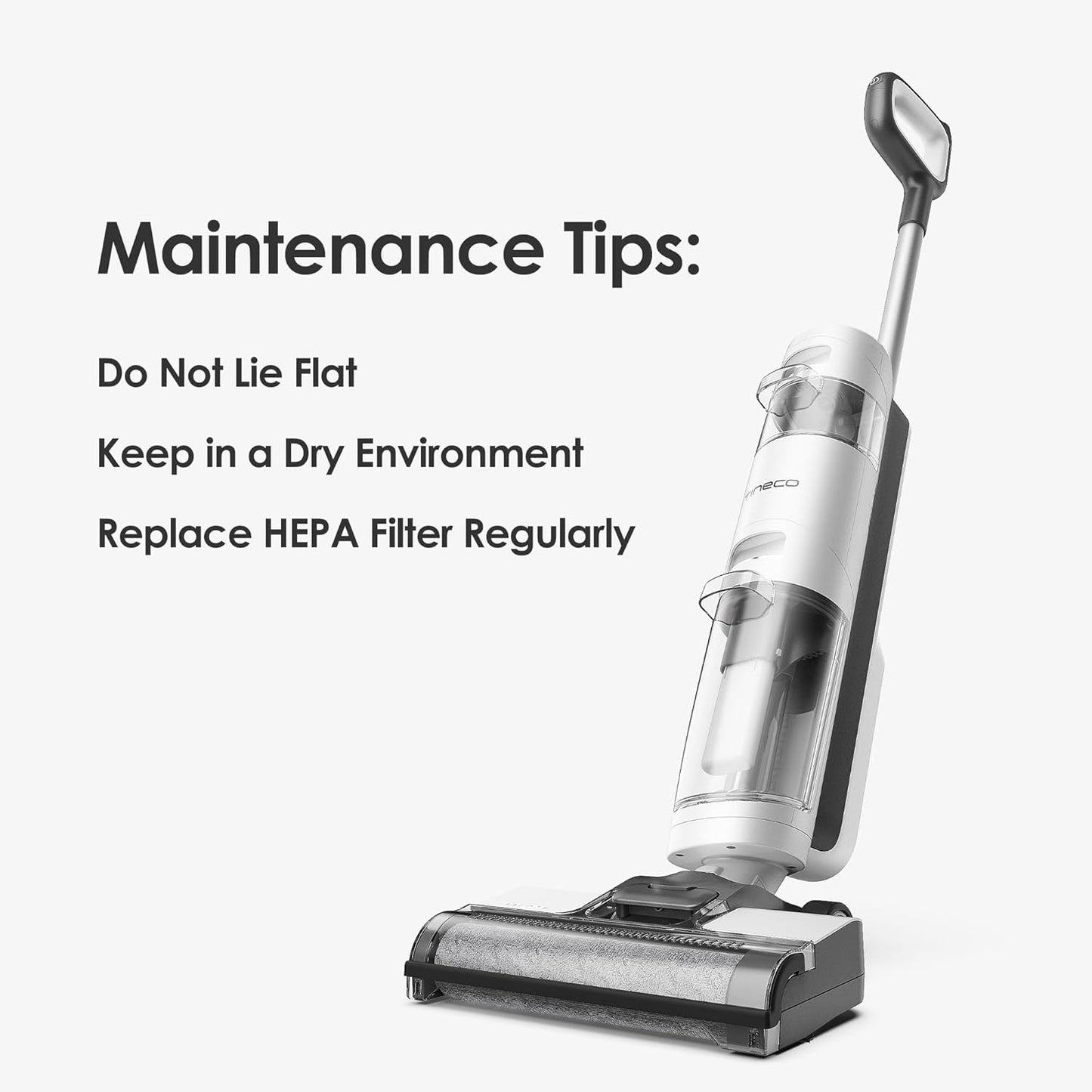 Tineco Floor ONE i6 Stretch Wet Dry Vacuum Cleaner, Vacuum & Mop All in One, 20kpa Powerful Suction, Up to 40 Minutes Runtime, 180° Lay-Flat, Anti-Tangle Design, Full-Path Self-Cleaning&185℉ Flashdry