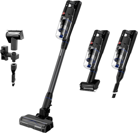 Bissell PowerClean 200W Self-Standing Cordless Vacuum w/Tangle Free Brush Roll, Removeable Battery, Wall Mount, Upholstery Tool & Bright Headlights, 4173