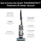 Shark Upright Vacuum, Stratos with DuoClean PowerFins, HairPro, Powered Lift-Away, Self-Cleaning Brushroll, & Odor Neutralizer Technology, Navy, AZ3002
