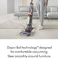 Dyson Ball Animal 3 Extra Upright Vacuum, Corded, 290AW, De-tangling Motorbar Cleaner Head for All Floors, 3 Suction Modes, Specialized pet Tools