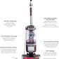 Shark LA702 Rotator Pet Lift-Away ADV Upright Vacuum with DuoClean PowerFins HairPro & Odor Neutralizer Technology, Wine Purple
