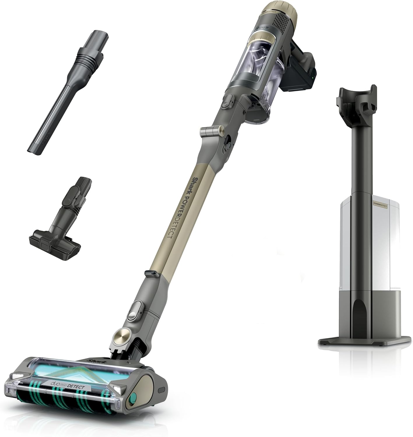 Shark PowerDetect Cordless Stick Vacuum, Powerful Suction, HEPA Filtration, 70-Minute Runtime, Carpet & Hard Floor, Portable, XL Dust Cup, Stick Vacuum for Pet Hair, Dark Gray, IP1251